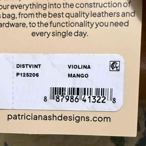 Patricia Nash Mustard Yellow Shoulder Bag - NWT - Picture 9 of 13